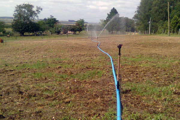 Irrigação para pastagem em Júlio de Castilhos